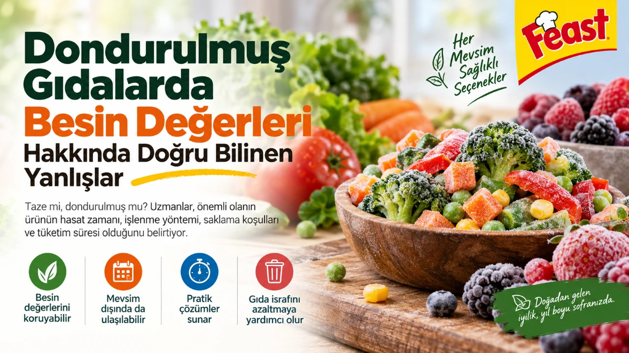 Dondurulmuş Gıdalarda Doğru Bilinen Yanlışlar