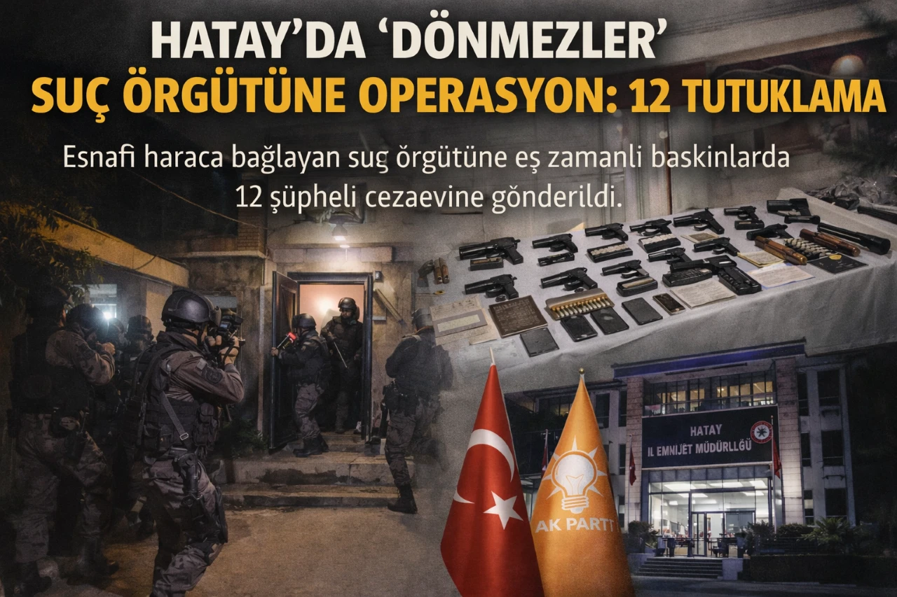 Esnafı haraca bağlayan 'D&ouml;nmezler' su&ccedil; &ouml;rg&uuml;t&uuml;ne operasyon