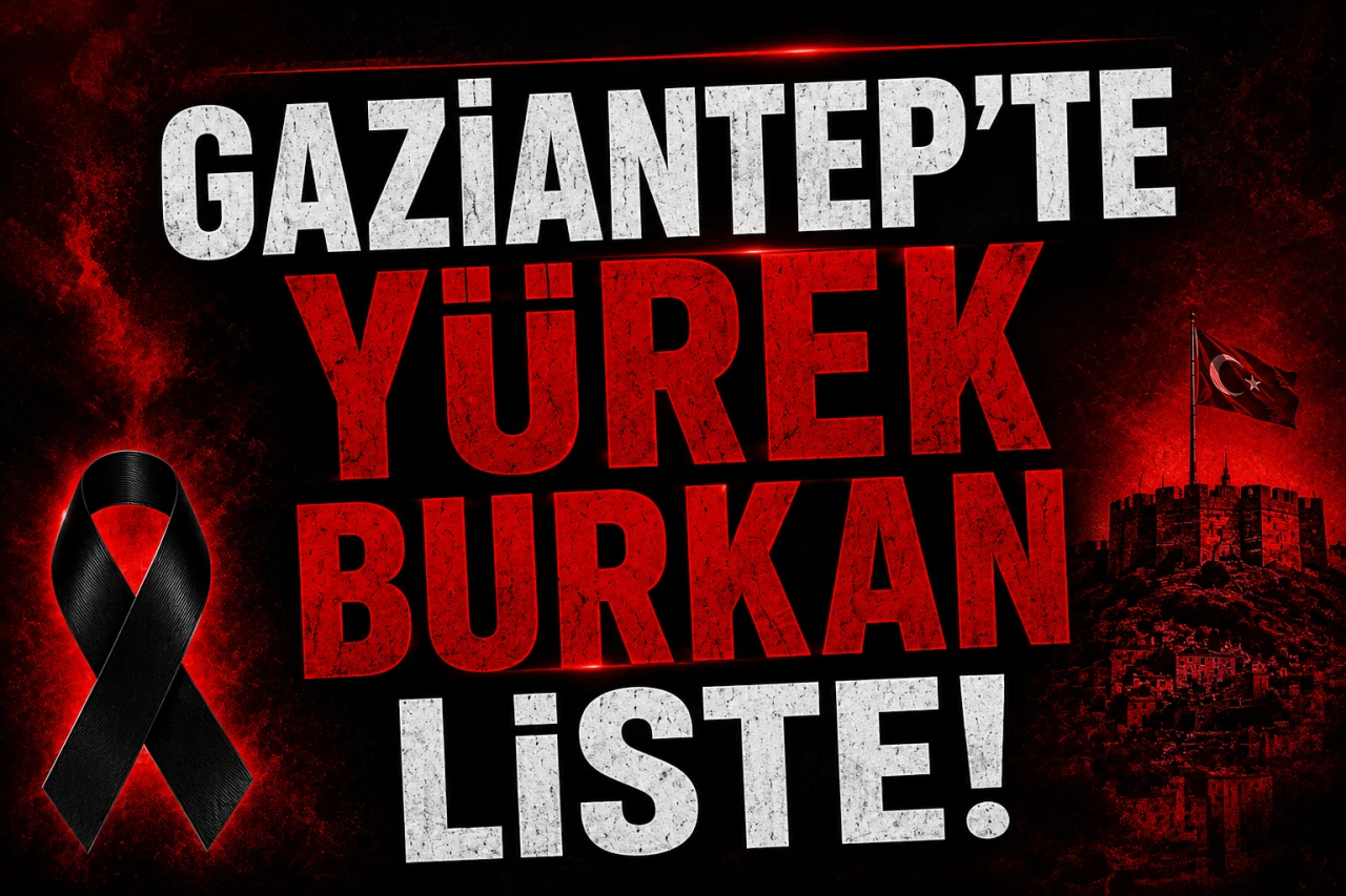 Gaziantep'te Y&uuml;rek Burkan Liste!