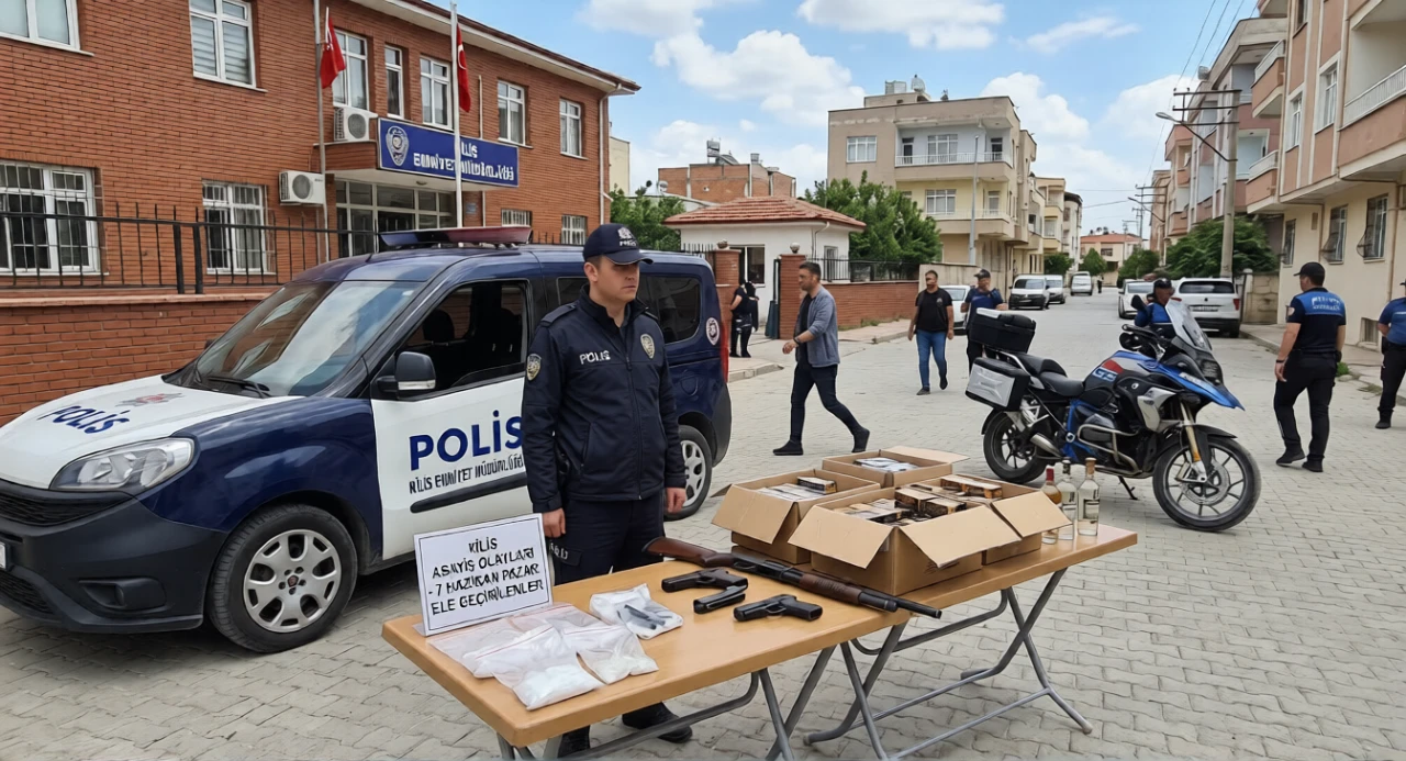 Kilis'te 7 haziran pazar g&uuml;n&uuml; meydana gelen asayiş olayları&nbsp;