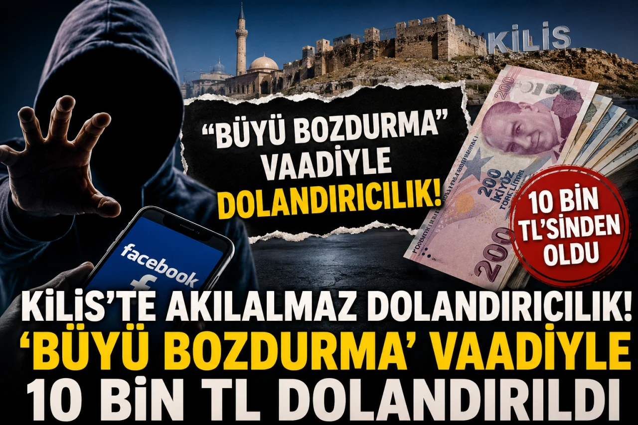 Kilis'te Akılalmaz Dolandırıcılık! 'B&uuml;y&uuml; Bozdurma' Vaadiyle 10 Bin TL Dolandırıldı&nbsp;