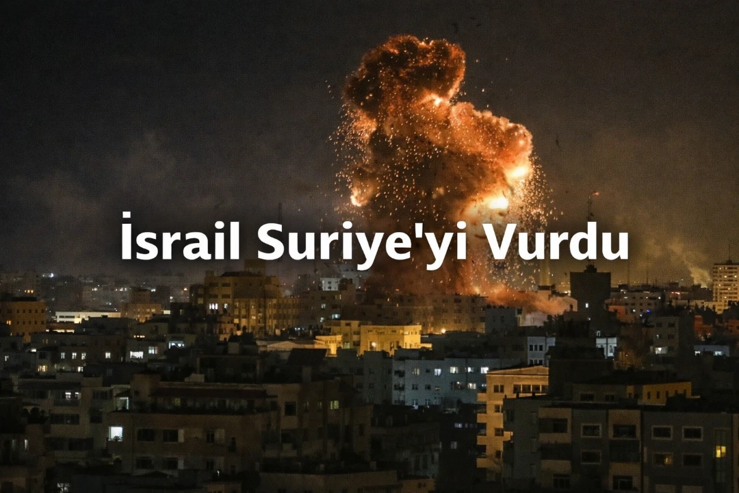 İsrail bu seferde Suriye&rsquo;yi Vurdu
