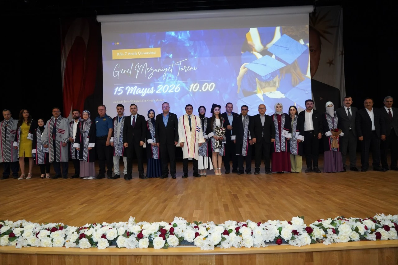 Kilis 7 Aralık &Uuml;niversitesi&rsquo;nde Mezuniyet Coşkusu