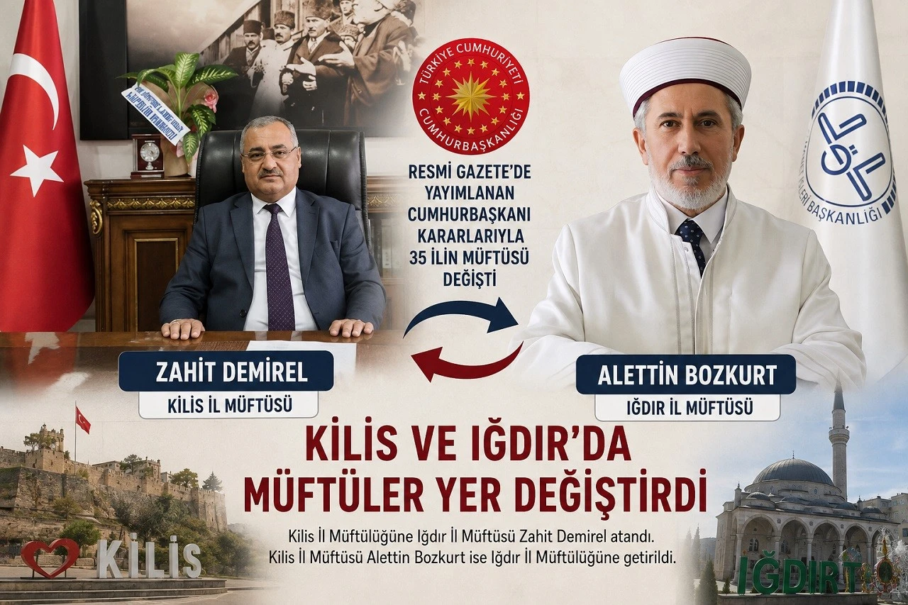 Kilis İl M&uuml;ft&uuml;s&uuml; Değişti!  