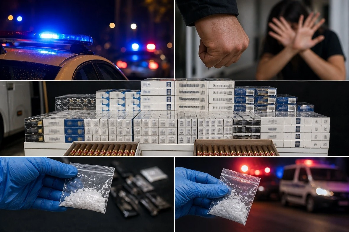 Kilis&rsquo;te 24 Saatte Dikkat &Ccedil;eken Olaylar: Yaralama, Ka&ccedil;ak&ccedil;ılık ve Uyuşturucu Operasyonları