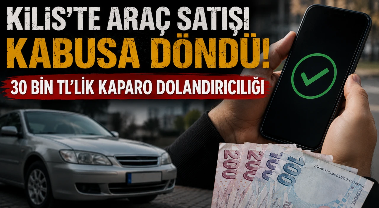 Kilis'te Ara&ccedil; Satışı Kabusa D&ouml;nd&uuml;! 30 Bin TL'lik Kaparo Dolandırıcılığı