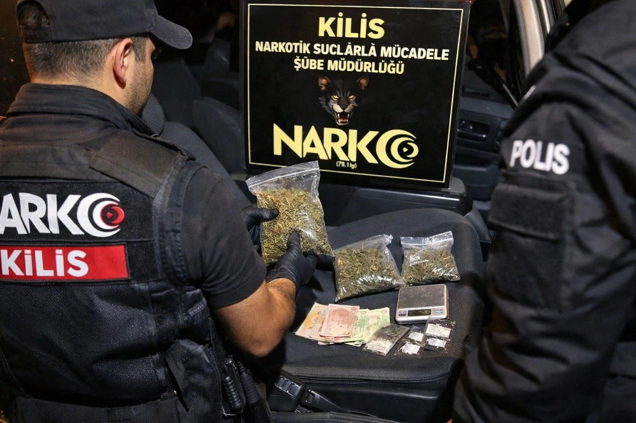 Kilis&rsquo;te  Ara&ccedil;ta Esrar Ele Ge&ccedil;irildi