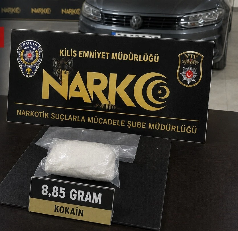  Kilis&rsquo;te Ara&ccedil;ta Kokain Ele Ge&ccedil;irildi