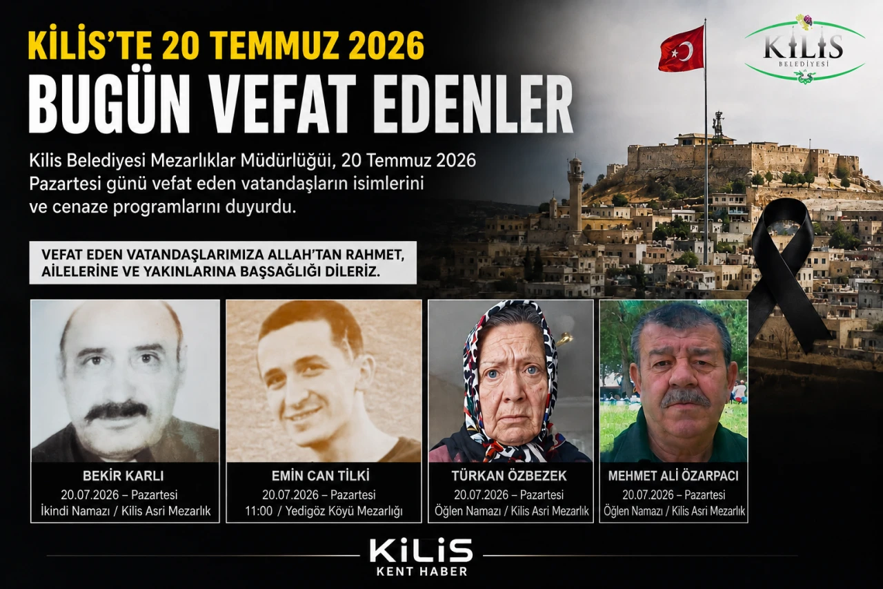 Kilis'te Bug&uuml;n 4 Acı Kayıp!