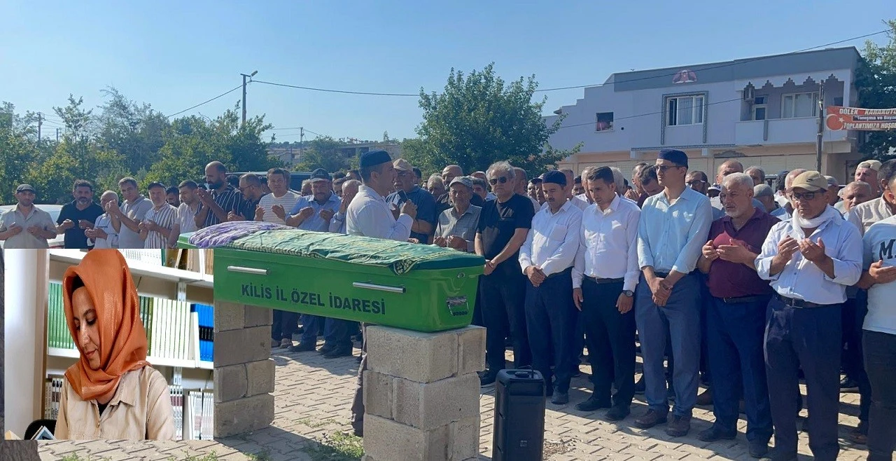  Kilis'te Eşi Tarafından &Ouml;ld&uuml;r&uuml;len 5 &Ccedil;ocuk Annesi Son Yolculuğuna Uğurlandı