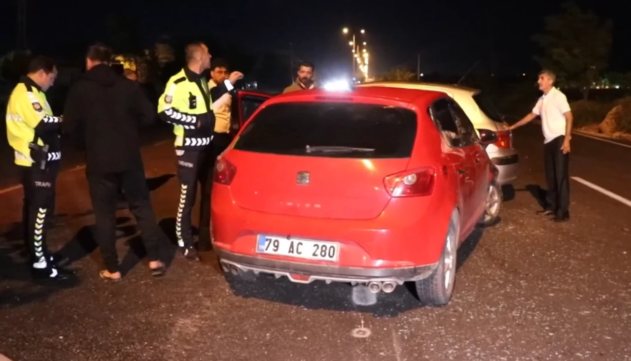 Kilis'te Gece Yarısı &Uuml;st &Uuml;ste Kazalar