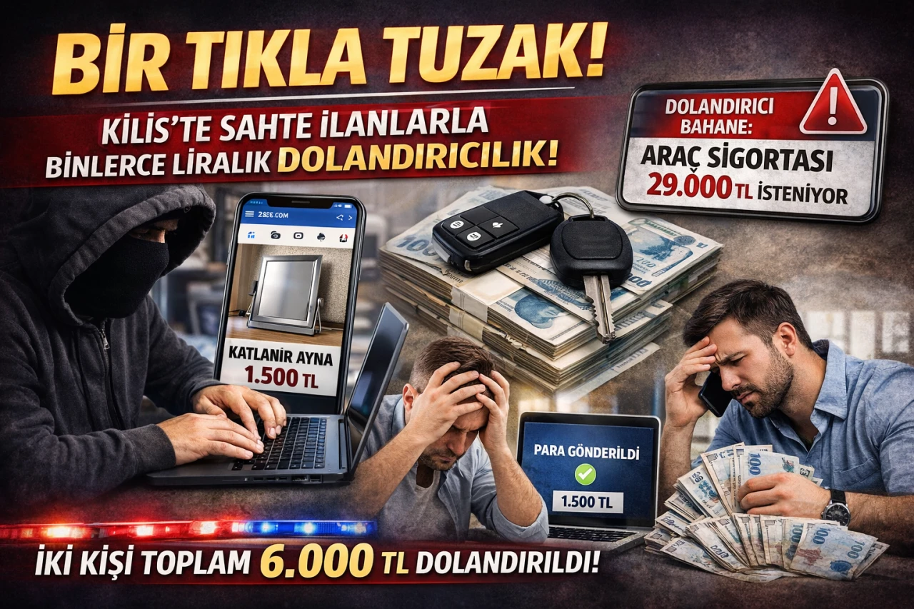 Kilis&rsquo;te İki Kişi Mağdur Oldu