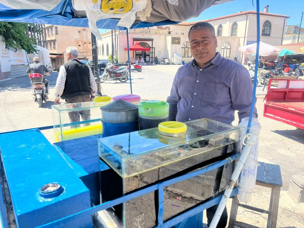 Kilis&rsquo;te Meyan K&ouml;k&uuml; Şerbeti Sezonu Başladı