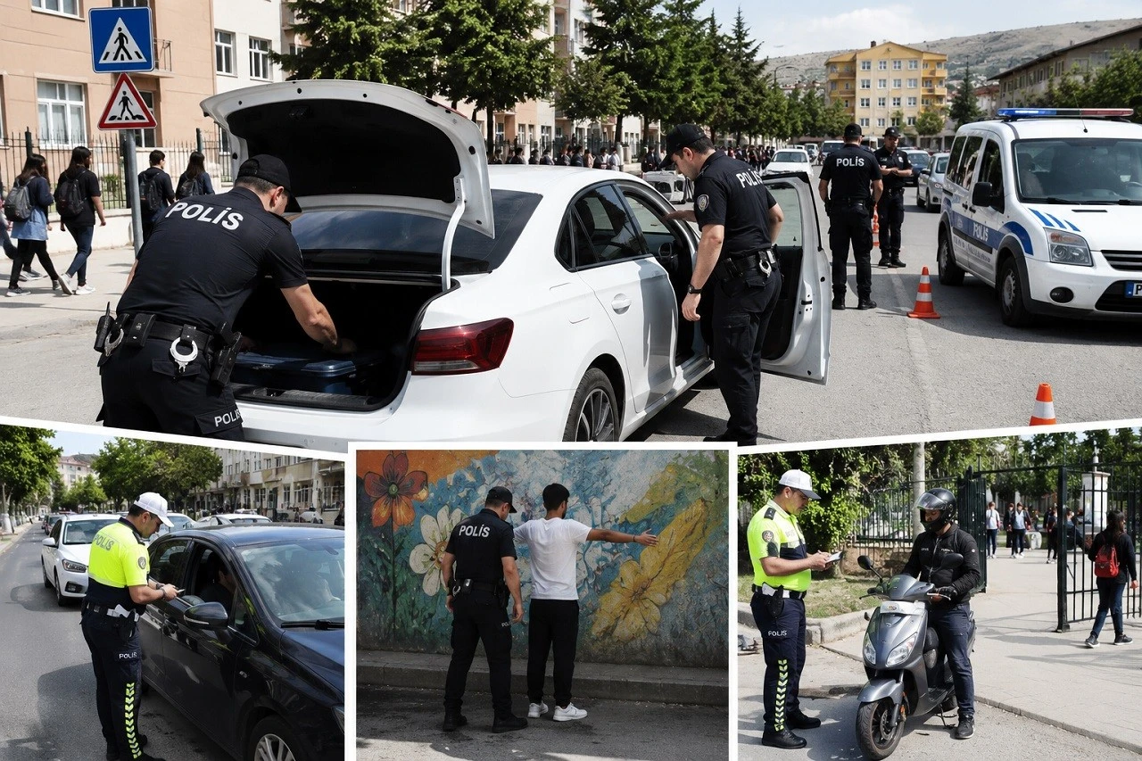 Kilis&rsquo;te Ş&uuml;pheli Şahıslar ve Ara&ccedil;lar Didik Didik Arandı