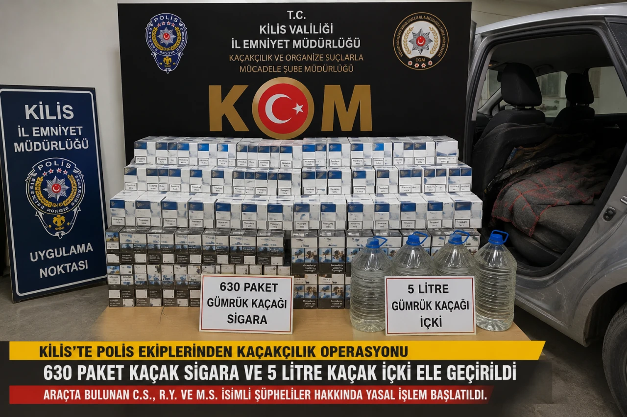 Kilis&rsquo;te Uygulama Noktasında Şok Baskın