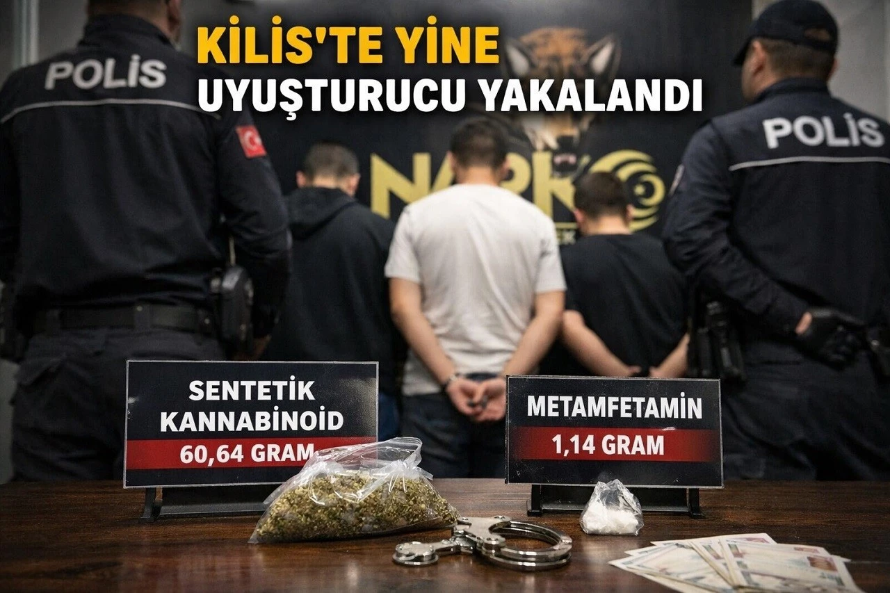 Kilis&rsquo;te Uyuşturucu Operasyonu: 3 Ş&uuml;pheliye İşlem Yapıldı
