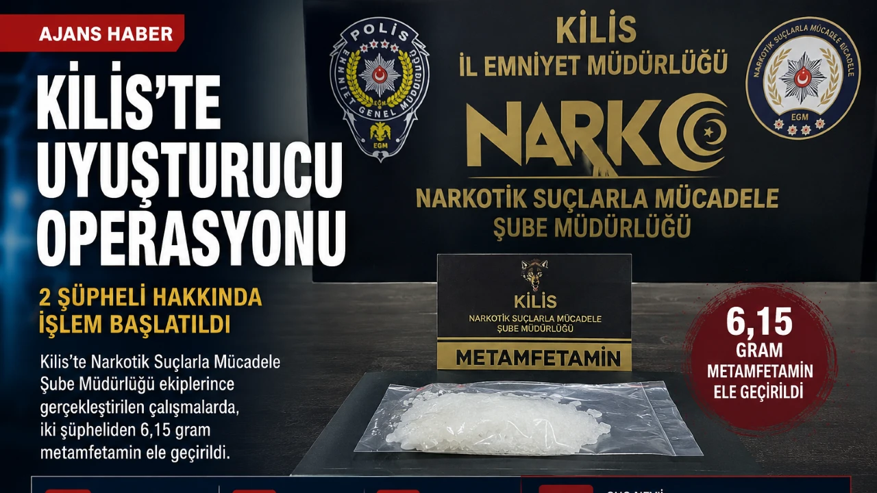 Kilis&rsquo;te Uyuşturucu Operasyonu: Ş&uuml;pheli Hakkında İşlem Başlatıldı