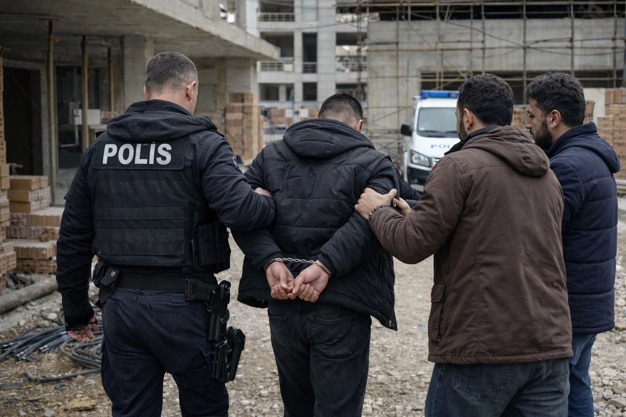  Kilis&rsquo;te Vatandaşlar Hırsızı Yakalayarak Polise Teslim Etti