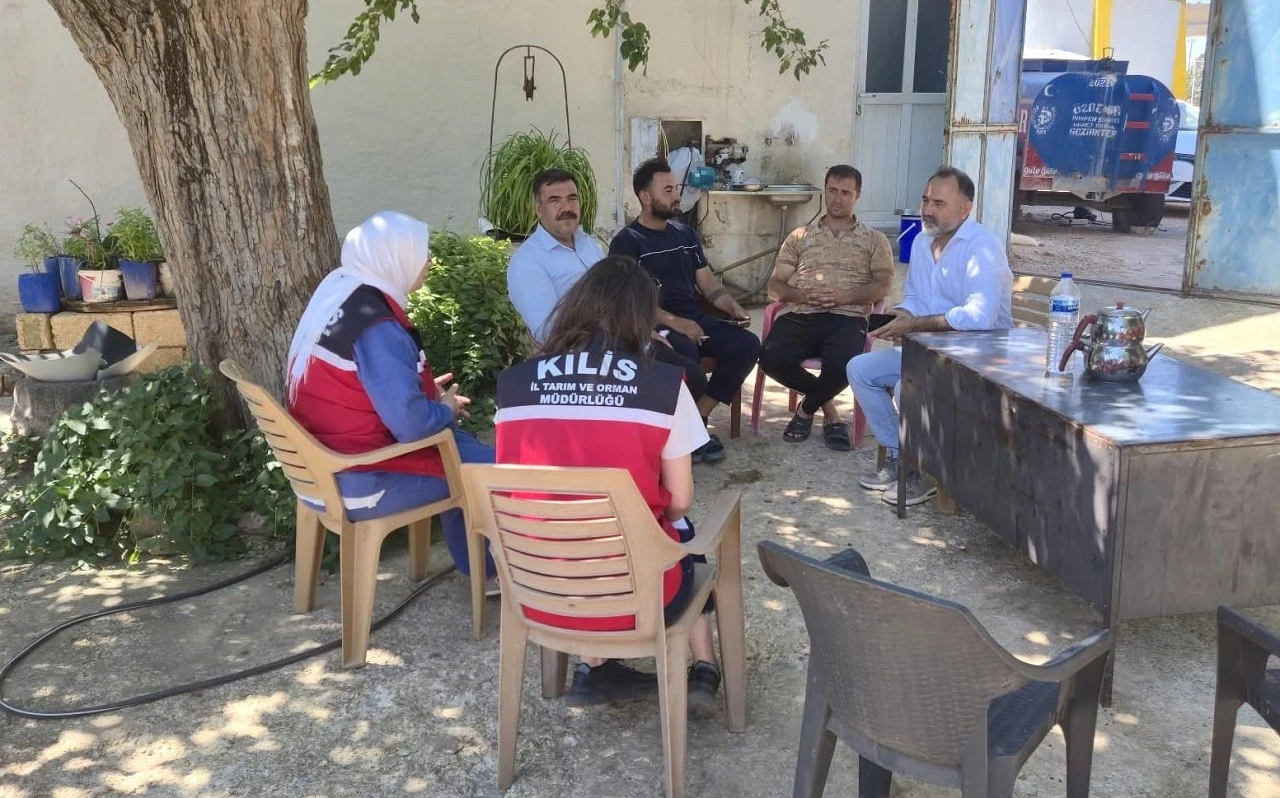 Kilis'te Yavuzlu K&ouml;y&uuml;nde &Ccedil;ift&ccedil;ilere Kritik Uyarı