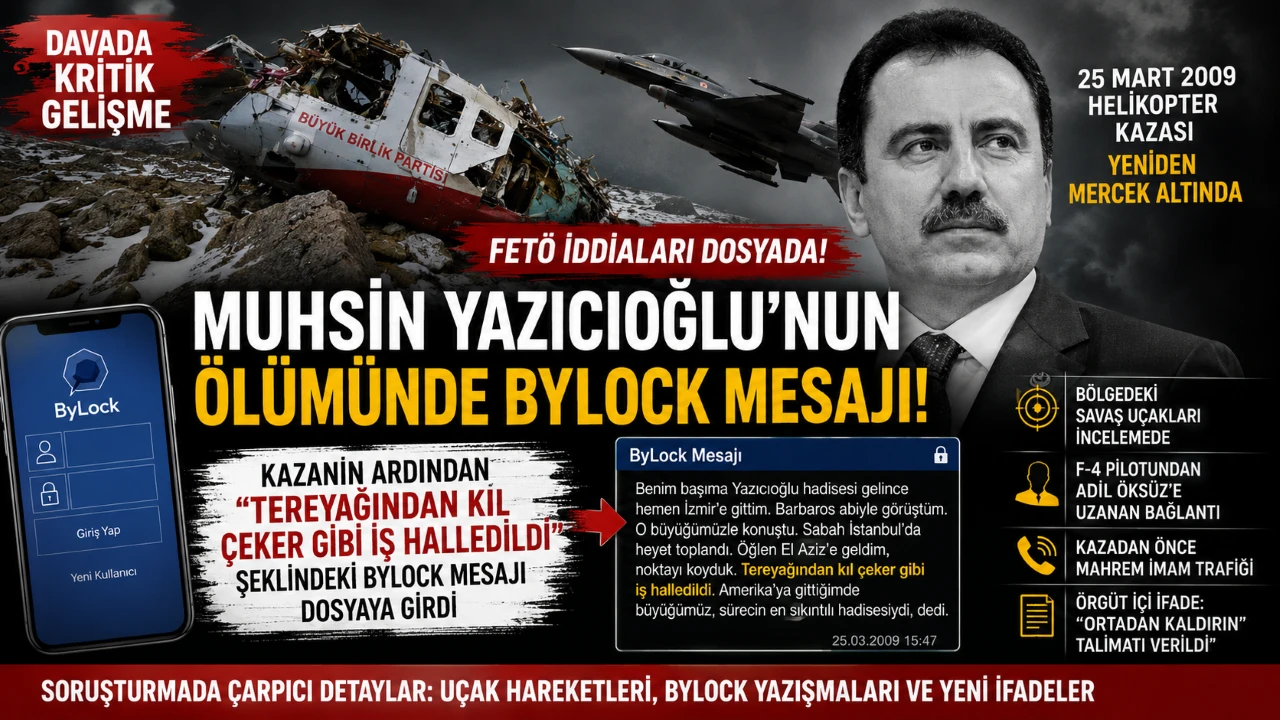 Muhsin Yazıcıoğlu soruşturmasında dikkat &ccedil;eken gelişme