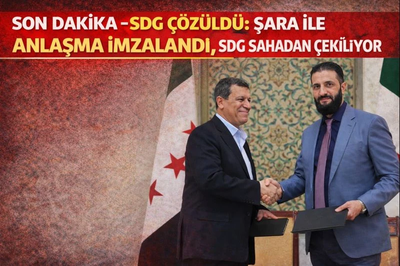 SON DAKİKA &ndash; SDG &Ccedil;&Ouml;Z&Uuml;LD&Uuml;: SDG SAHADAN &Ccedil;EKİLİYOR