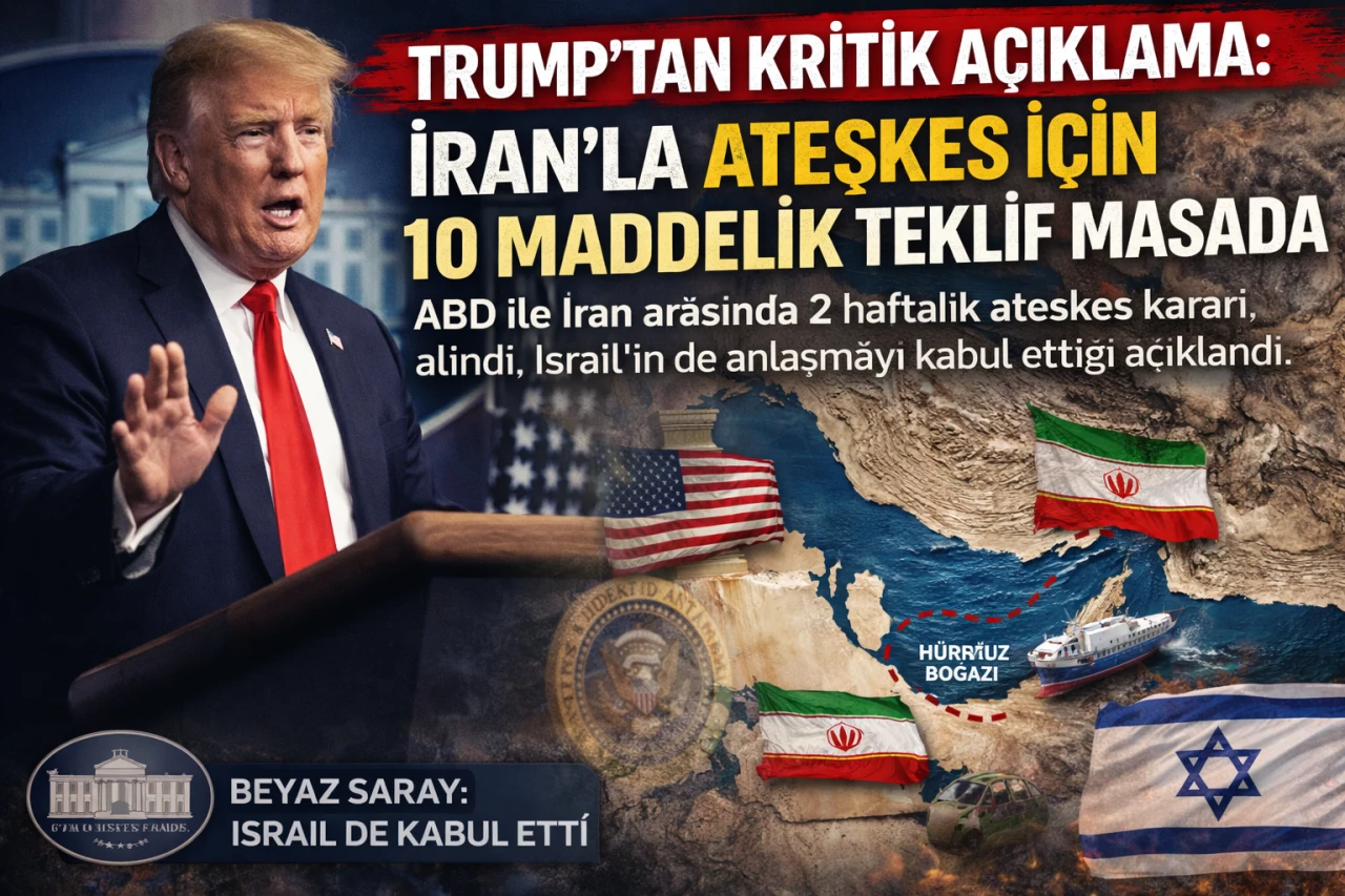 Trump&rsquo;tan Kritik A&ccedil;ıklama: İran&rsquo;la Ateşkes İ&ccedil;in 10 Maddelik Teklif Masada