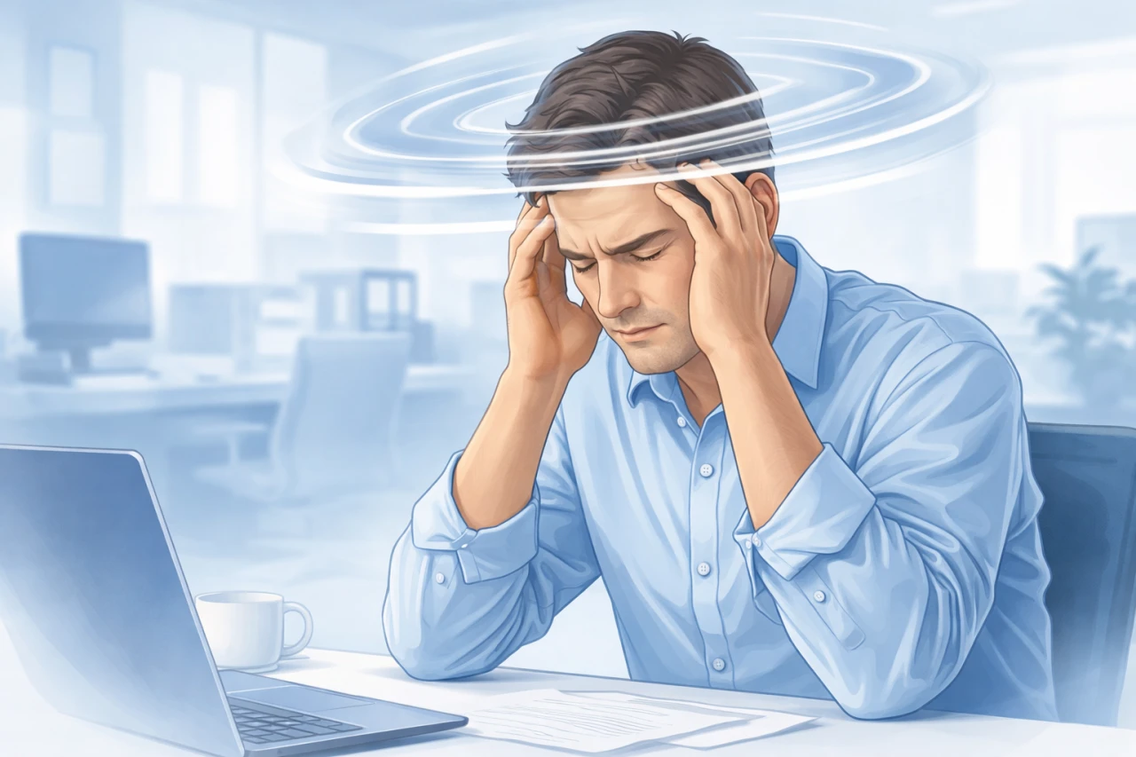 Uzmanlar Uyardı: Plaza &Ccedil;alışanlarında Vertigo Giderek Artıyor