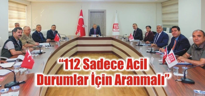 “112 Sadece Acil Durumlar İçin Aranmalı”