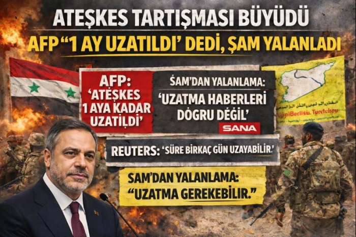 Ateşkes Tartışması B&uuml;y&uuml;d&uuml;: AFP &ldquo;1 Ay Uzatıldı&rdquo; Dedi, Şam Yalanladı