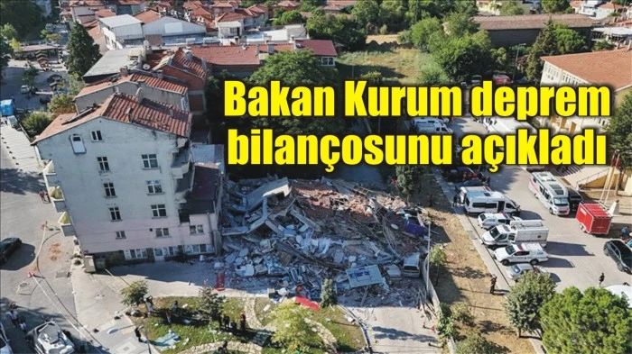 Bakan Kurum deprem bilançosunu açıkladı