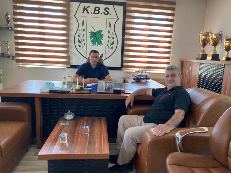 BTP İL BAŞKANI ÖZKAR KİLİS BELEDİYESPOR BAŞKANI GÜNAY'LA GÖRÜŞTÜ!  "BU SEZON TAKIMIMIZIN ŞAMPİYON OLMASINI VE BİR ÜST LİGE