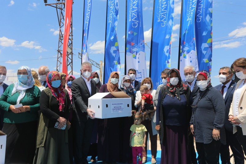 BÜYÜKŞEHİR, KADIN ÇİFTÇİLERE BÖLGE İÇİN UYUMLU 70 BİN ADET TAVUK DAĞITIMINA BAŞLADI