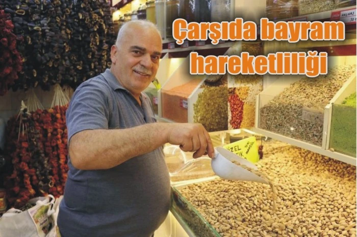 Çarşıda bayram hareketliliği