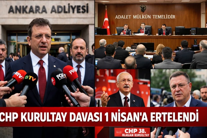 CHP Kurultay Davası 1 Nisan&rsquo;a Ertelendi