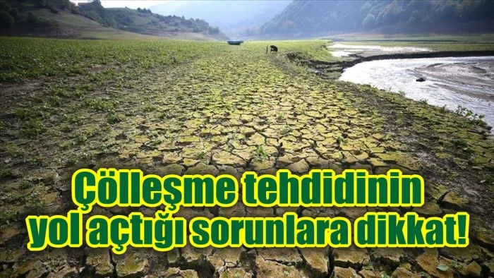 Çölleşme tehdidinin yol açtığı sorunlara dikkat!