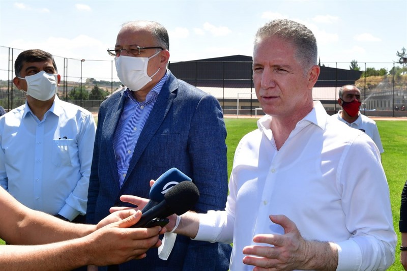 DEV SPOR KAMPÜSÜNDE SONA GELİNDİ  VALİ GÜL, MİLLETVEKİLLERİ İLE GAZİANTEP SPOR LİSESİ KAMPÜSÜNDE İNCELEMELERDE BULUNDU