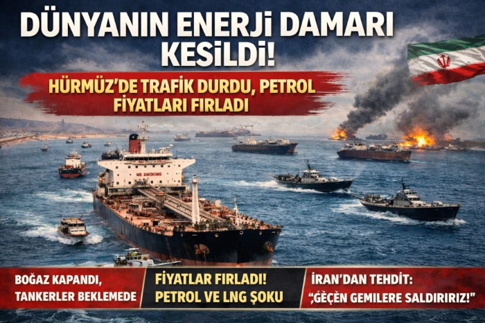 D&uuml;nyanın Enerji Damarı Kesildi: H&uuml;rm&uuml;z Boğazı&rsquo;nda Trafik Durdu, Petrol Fiyatları Fırladı