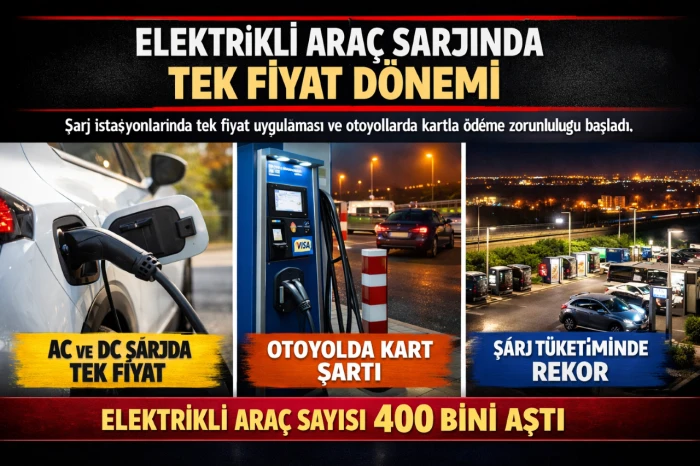 Elektrikli ara&ccedil; şarjında tek fiyat d&ouml;nemi