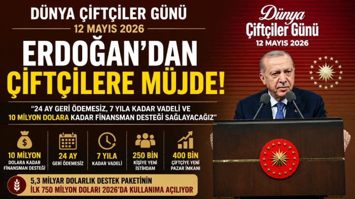Erdoğan&rsquo;dan &Ccedil;ift&ccedil;ilere Dev Destek Paketi