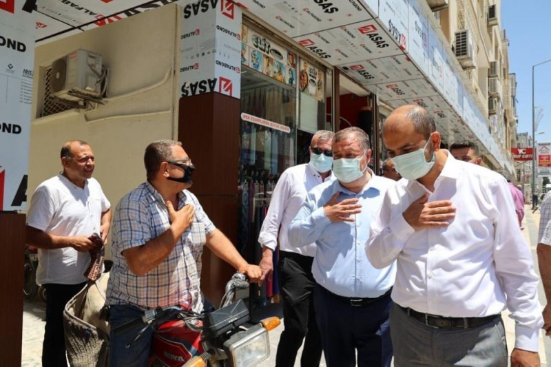 ESNAFLAR'DAN BAŞKANLARA YOĞUN İLGİ