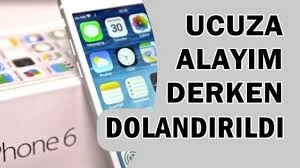 İnternet üzerinden cep telefonu almak istedi dolandırıldı