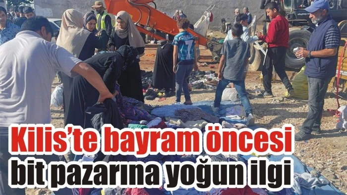 Kilis’te bayram öncesi bit pazarına yoğun ilgi