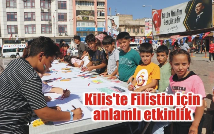 Kilis'te Filistin için anlamlı etkinlik