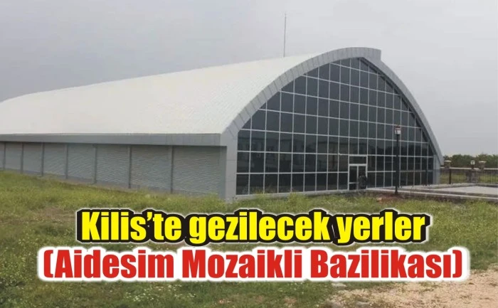 Kilis’te gezilecek yerler (Aidesim Mozaikli Bazilikası)