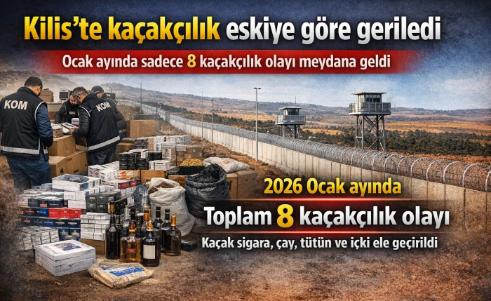 Kilis&rsquo;te ka&ccedil;ak&ccedil;ılık eskiye g&ouml;re geriledi