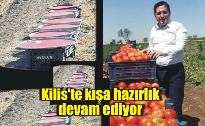 Kilis'te kışa hazırlık devam ediyor