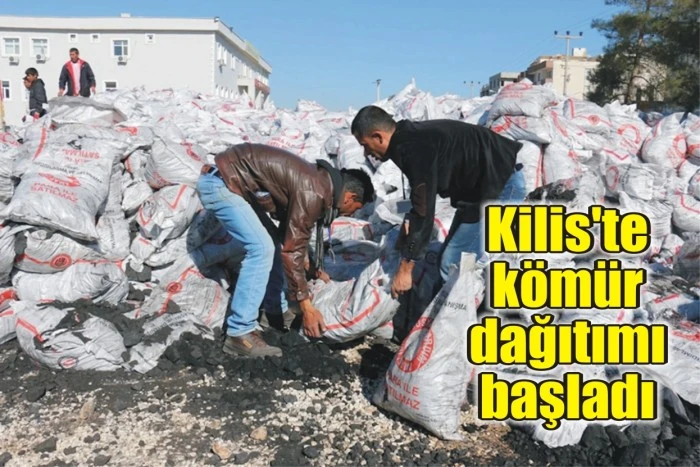 Kilis'te kömür dağıtımı başladı