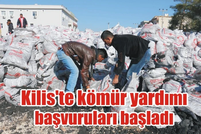 Kilis'te kömür yardımı başvuruları başladı