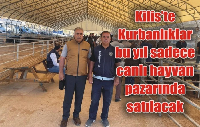 Kilis’te Kurbanlıklar sadece hayvan pazarında satılacak