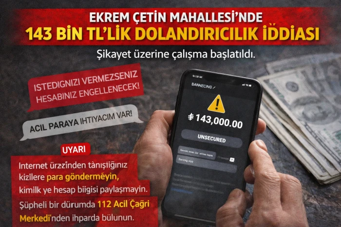Kilisli internetten 143 bin TL dolandırıldı